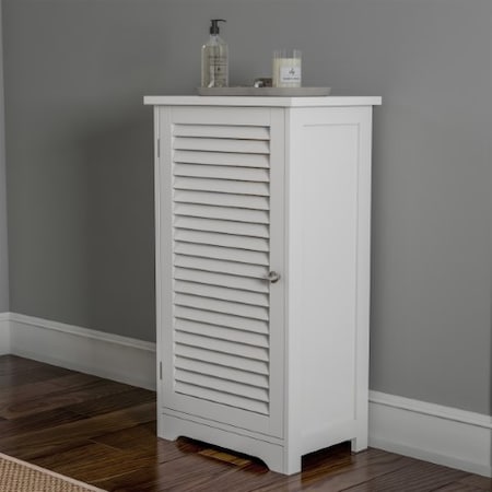 Hastings Home Freestanding Bathroom Linen Cabinet 476668ATS